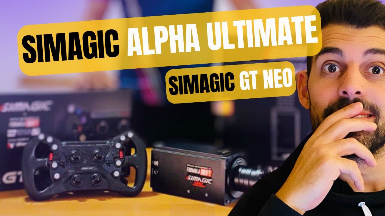 La mejor combinación que he probado: Simagic Alpha Ultimate + volante GT Neo