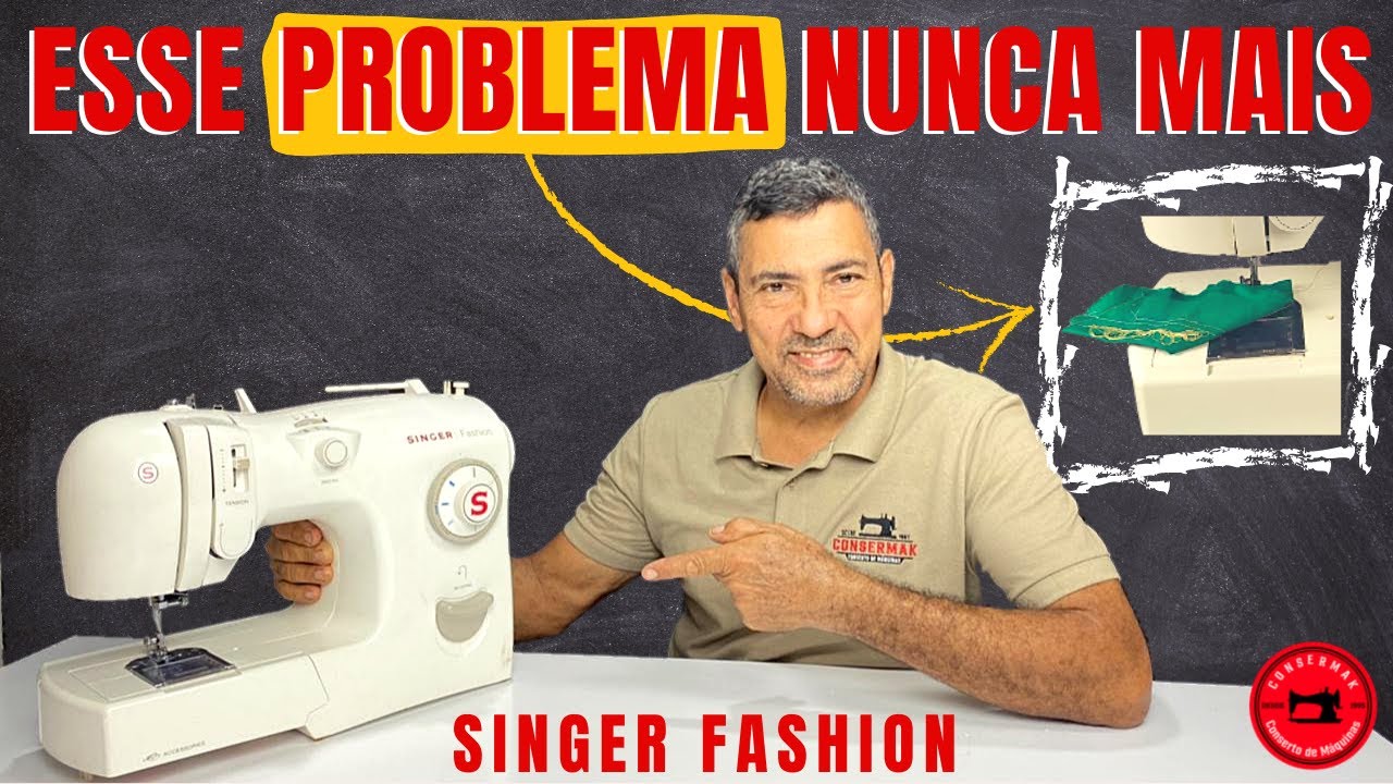 🤔 COSTURA EMBOLANDO EMBAIXO DO TECIDO 02 | Singer Fashion