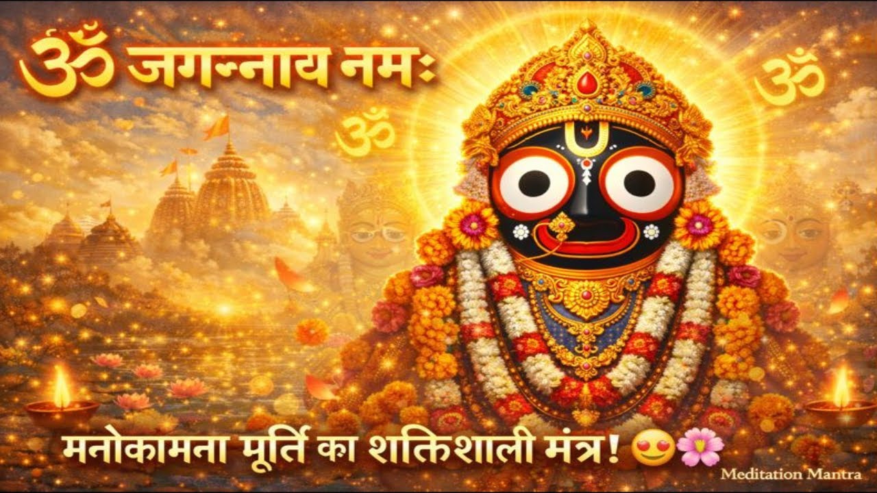 ॐ जगन्नाथाय नमः | Om Jagannathaya Namah | Lord Jagannath Mantra Meditation