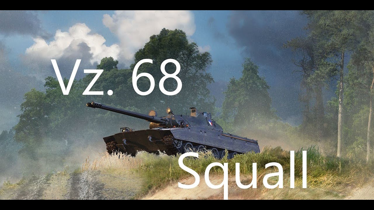 #549 Vz.68 Squall 3rd mark gama 4.3k damage 【Fjords LT】【wot console】