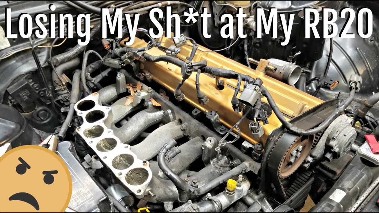 RB20DET Full Intake Manifold Removal! (240sx Project)