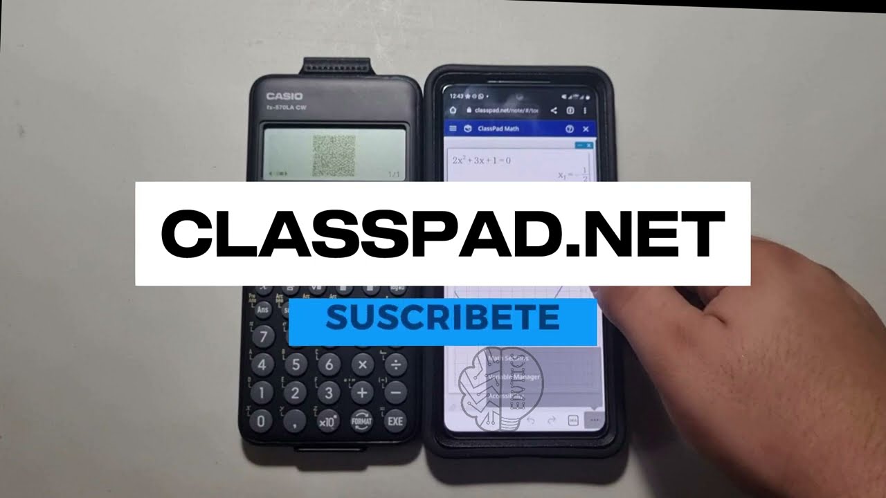 Como crear una cuenta web con la licencia de tu calculadora Casio FX-991LA CW/ 570LA CW classpad.net