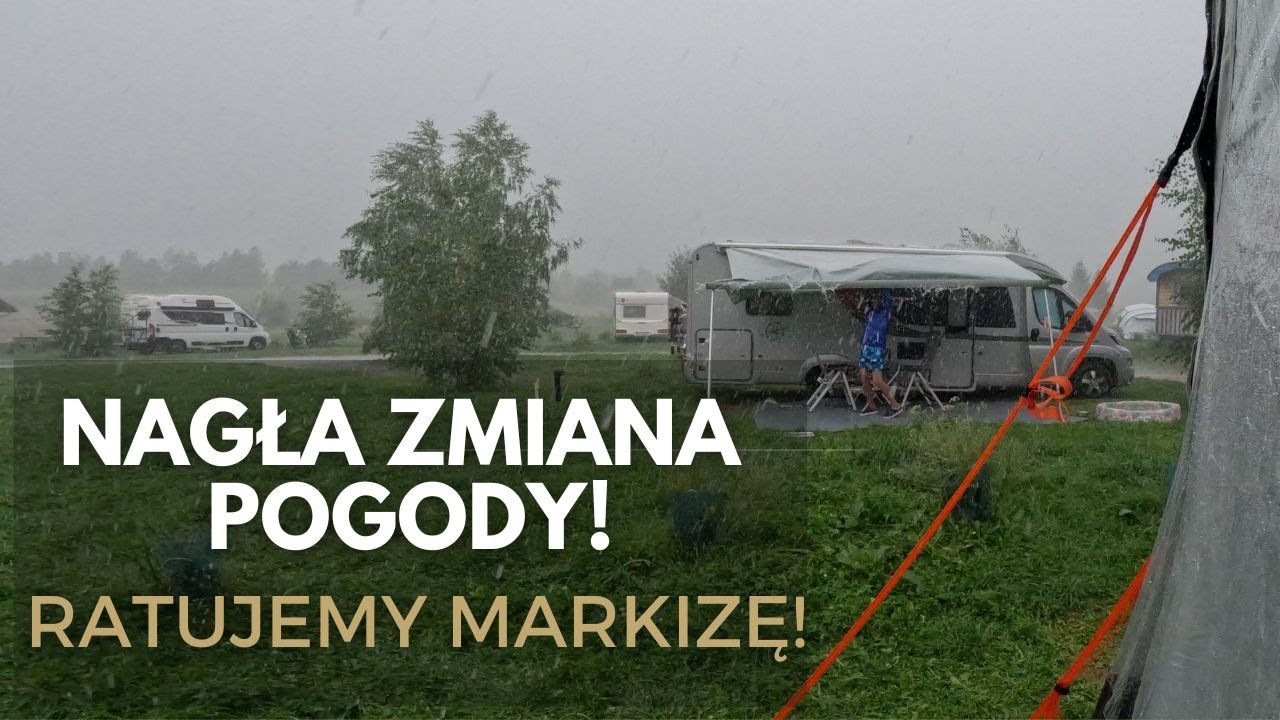 NAGŁA ZMIANA POGODY! RATUJEMY SĄSIADOM MARKIZĘ.