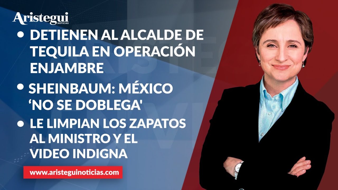 Aristegui en Vivo: Cae el alcalde de Tequila, Jalisco; Sheinbaum: 'México no se doblega' | 06/02/26