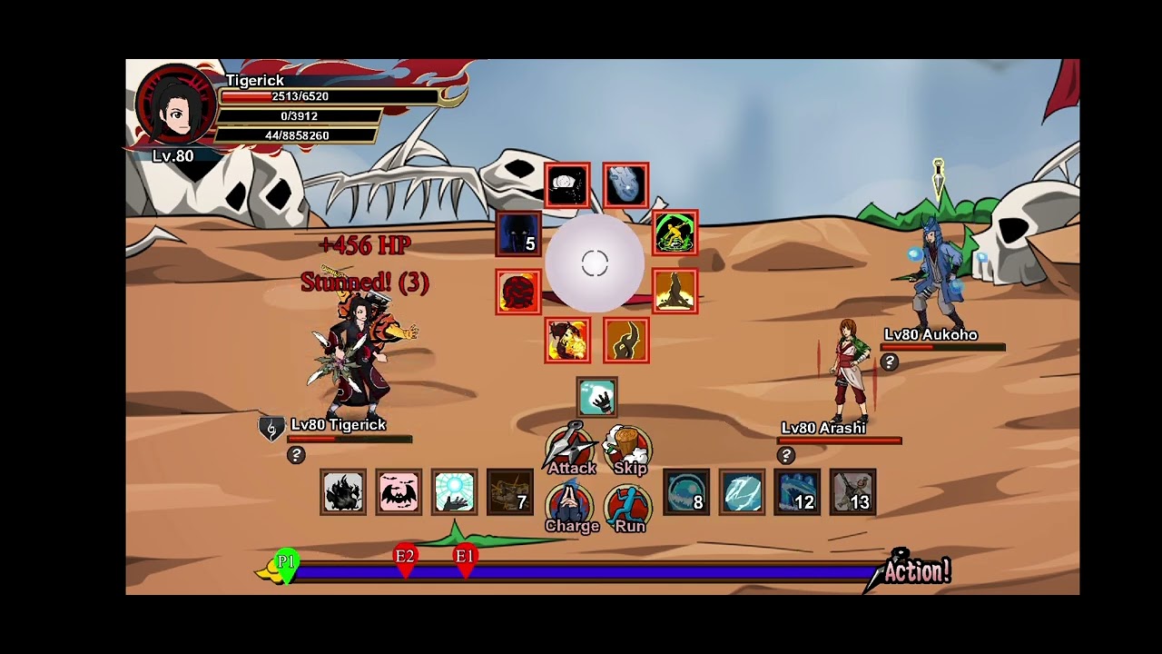 Shinobi Warfare - Tigerick (Earth Ability) VS Arashi, Aukoho Kage Exam Part 7