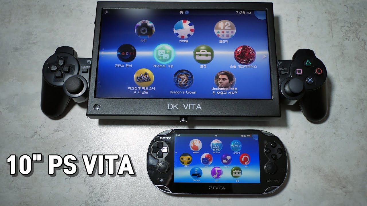 10인치 디스플레이의 대형 PS VITA를 만들어보자 Let's make a large PS VITA with a 10-inch display