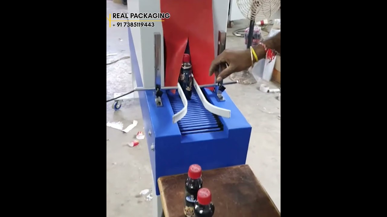Mini Heat Shrink machine - soda bottle label shrink machine - juice bottle shrink #soda #shrink