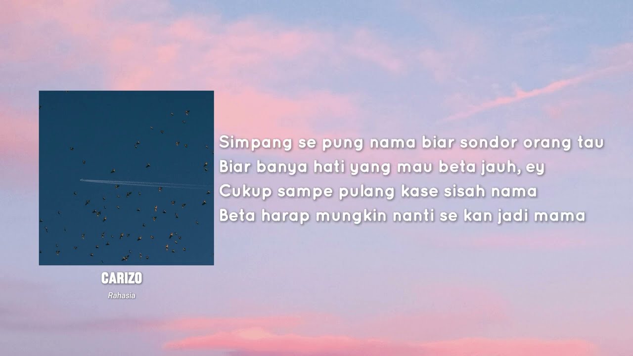 Carizo - Rahasia (Lyric)