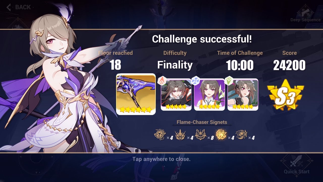 [Honkai Impact 3] Elysian Realm (Finality) Spina Astera (S3) Full Run (v5.8)