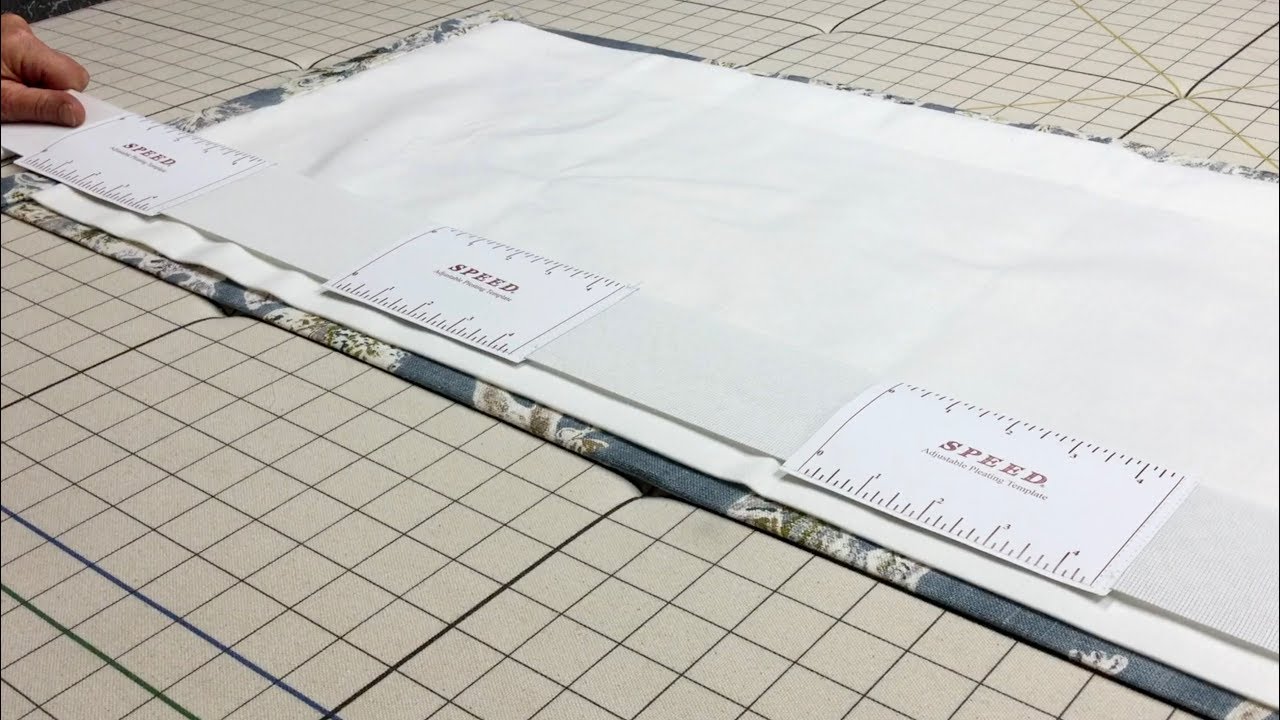 Product Demo - SPEED Adjustable Pleating Template