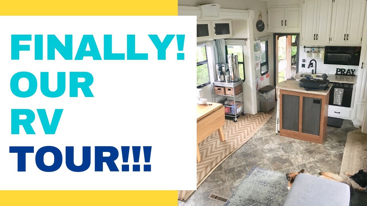 Full Time RV Living Toy Hauler Renovation Tour