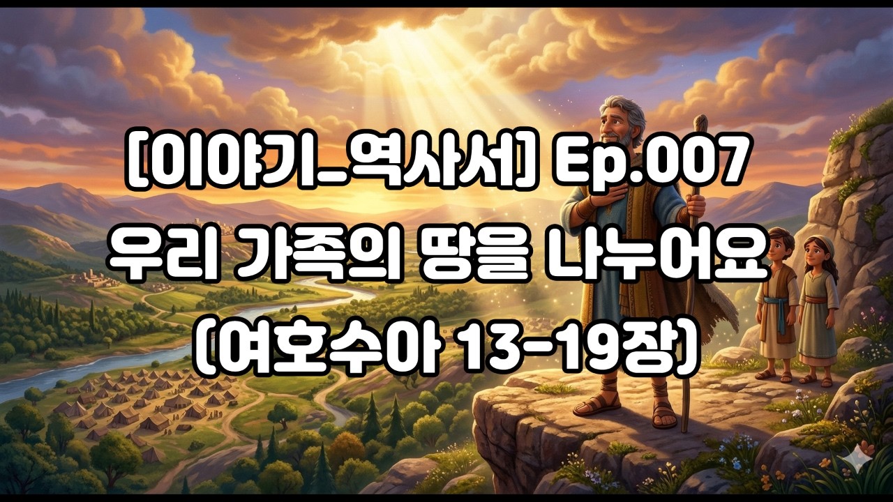 [이야기_역사서] Ep.007 우리 가족의 땅을 나누어요 (여호수아 13-19장)