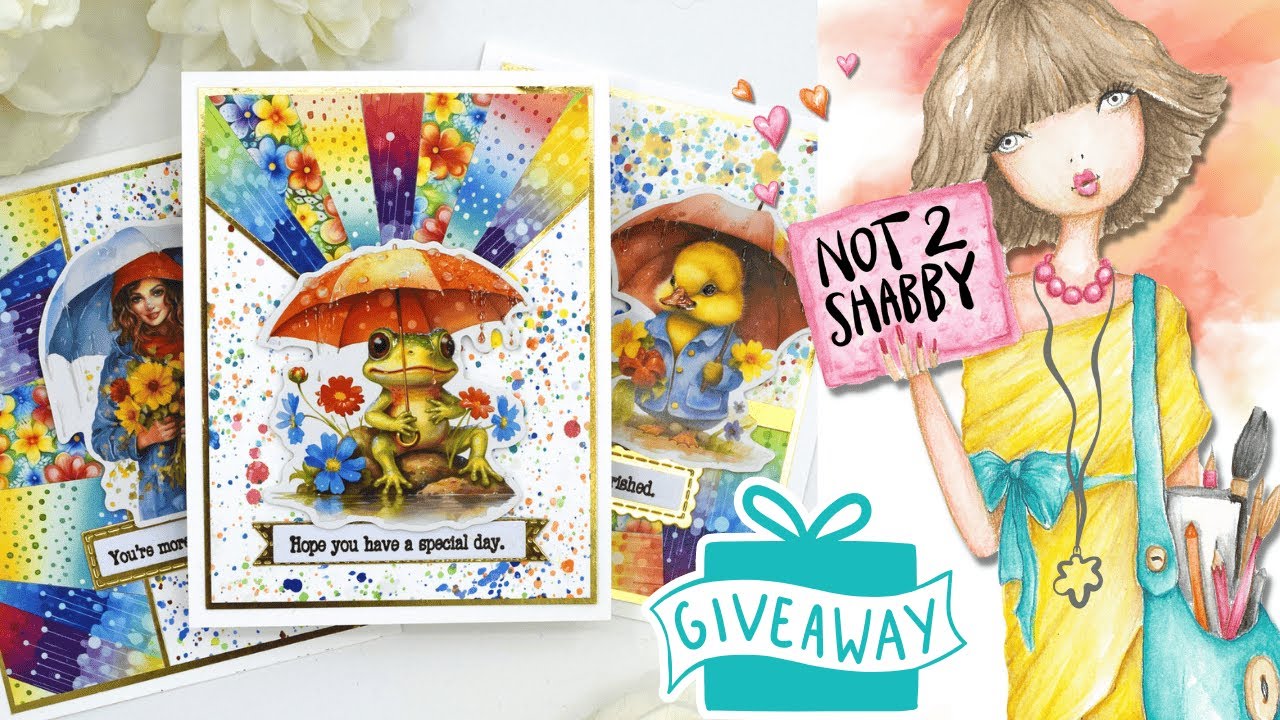 #Not2Shabby Giveaway | Turn Paper Scraps into Stunning Sunburst Cards