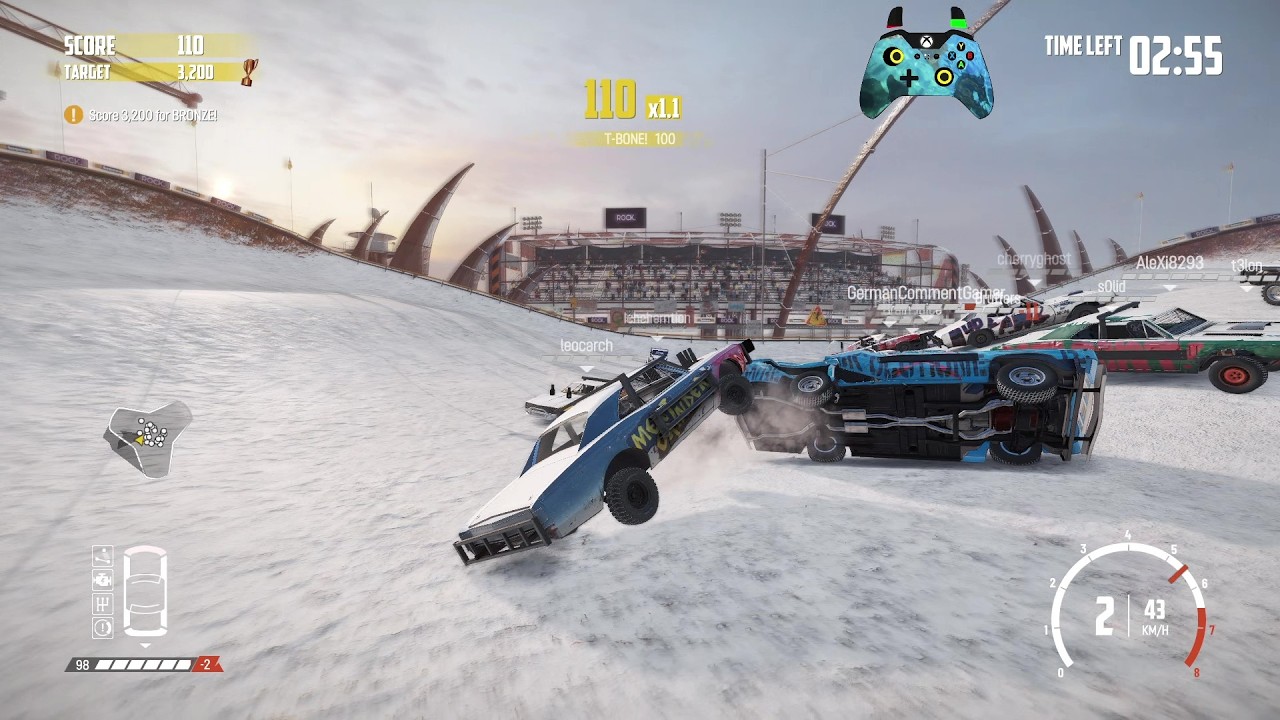 Wreckfest 26.03.09 Roadcutter Score Streak - The Maw Demolition Arena
