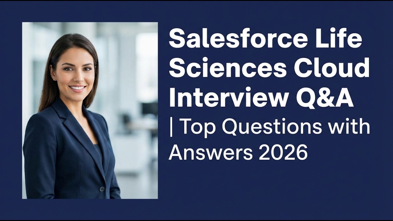 Salesforce Life Sciences Cloud Interview Q&A | Top Questions with Answers 2026
