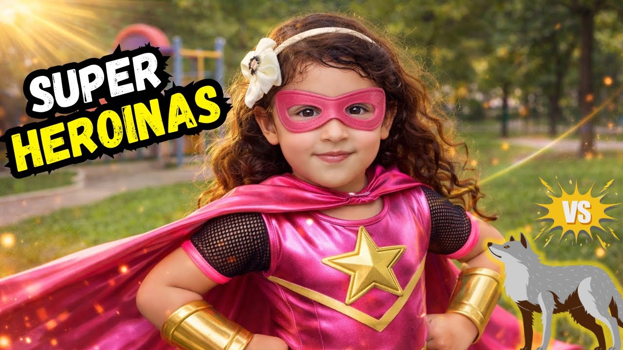 ESCOLA DE SUPER ESPIÃS HEROÍNAS | Deu ruim pro Lobo Mau 💪🏻😅
