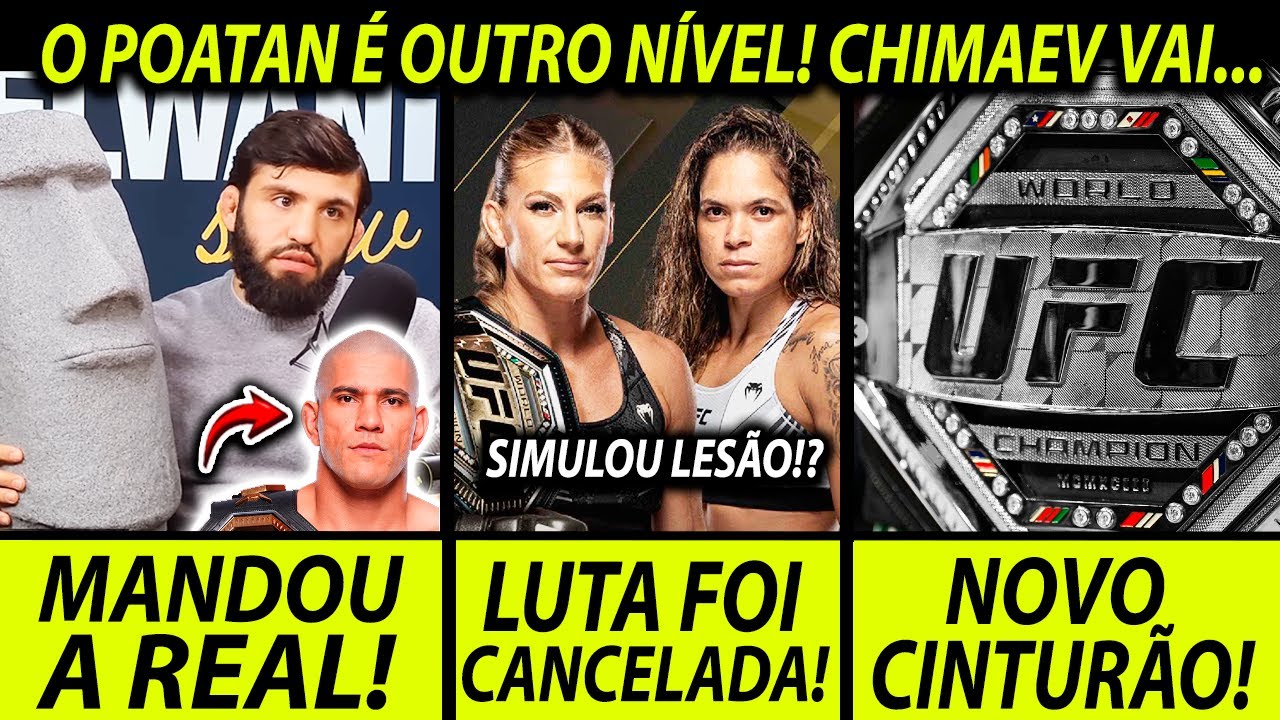 POATAN É OUTRO NÍVEL!🚨 TSARUKYAN MANDA A REAL SOBRE ALEX POATAN VS KHAMZAT CHIMAEV NO UFC!