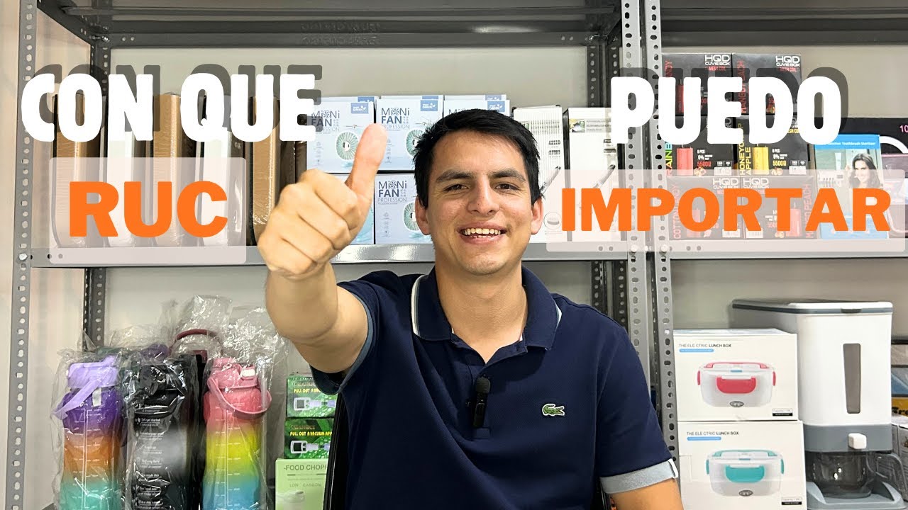 ¿ IMPORTAR CON RUC ? | Curso de Importación