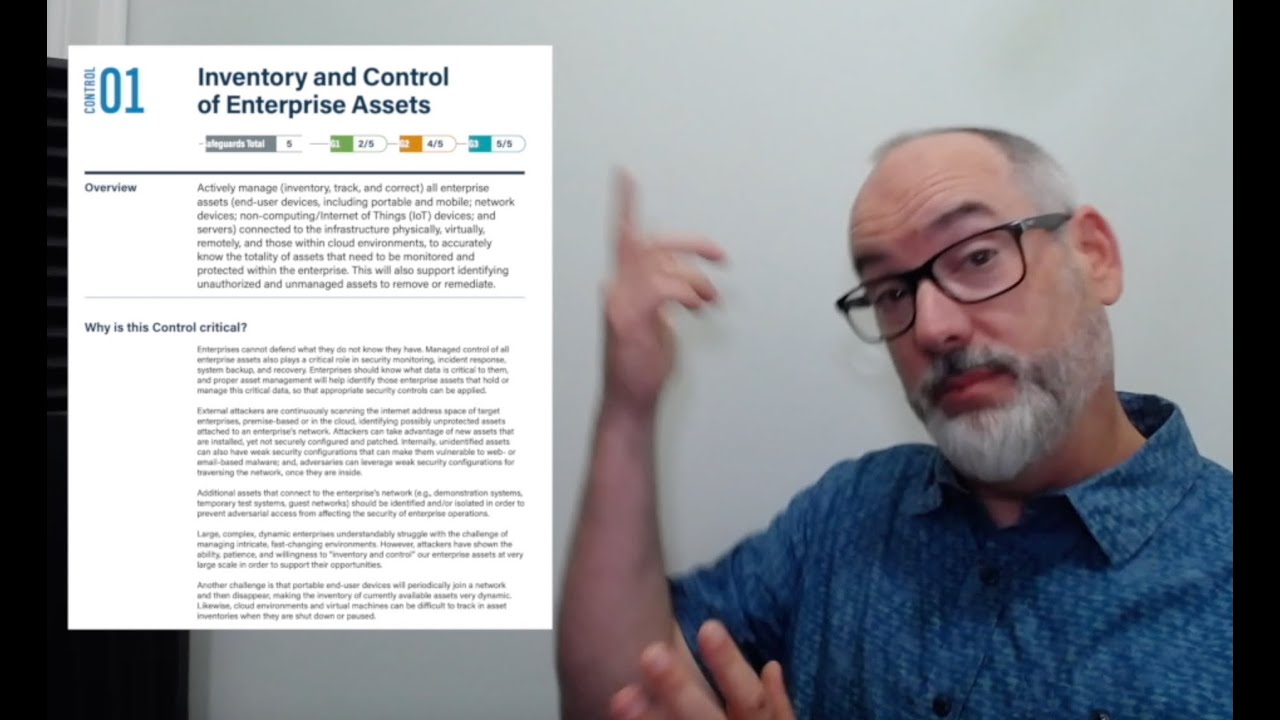 CIS Critical Security Controls Version 8 - Control #1: Inventory and Control of Enterprise Assets