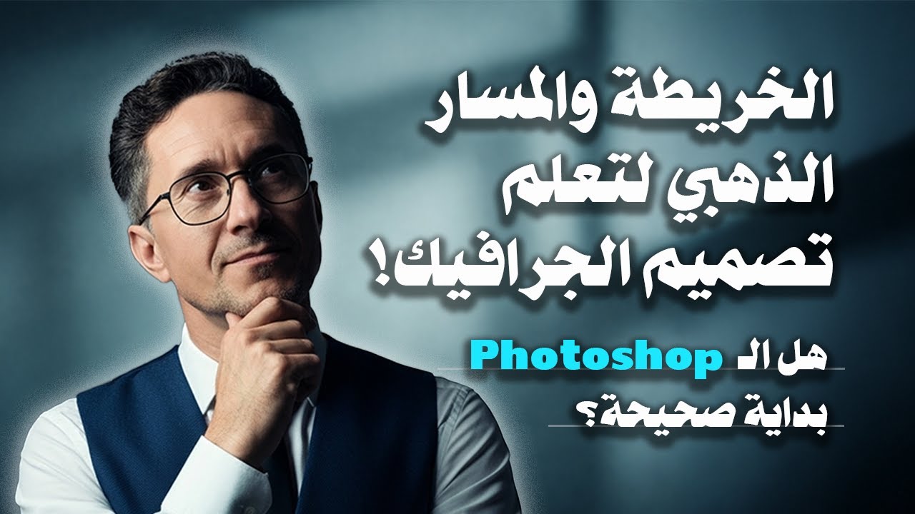 الخريطة الكاملة والمسار الذهبي لتعلم تصميم الجرافيك، هل الفوتوشوب بداية صحيحة؟
