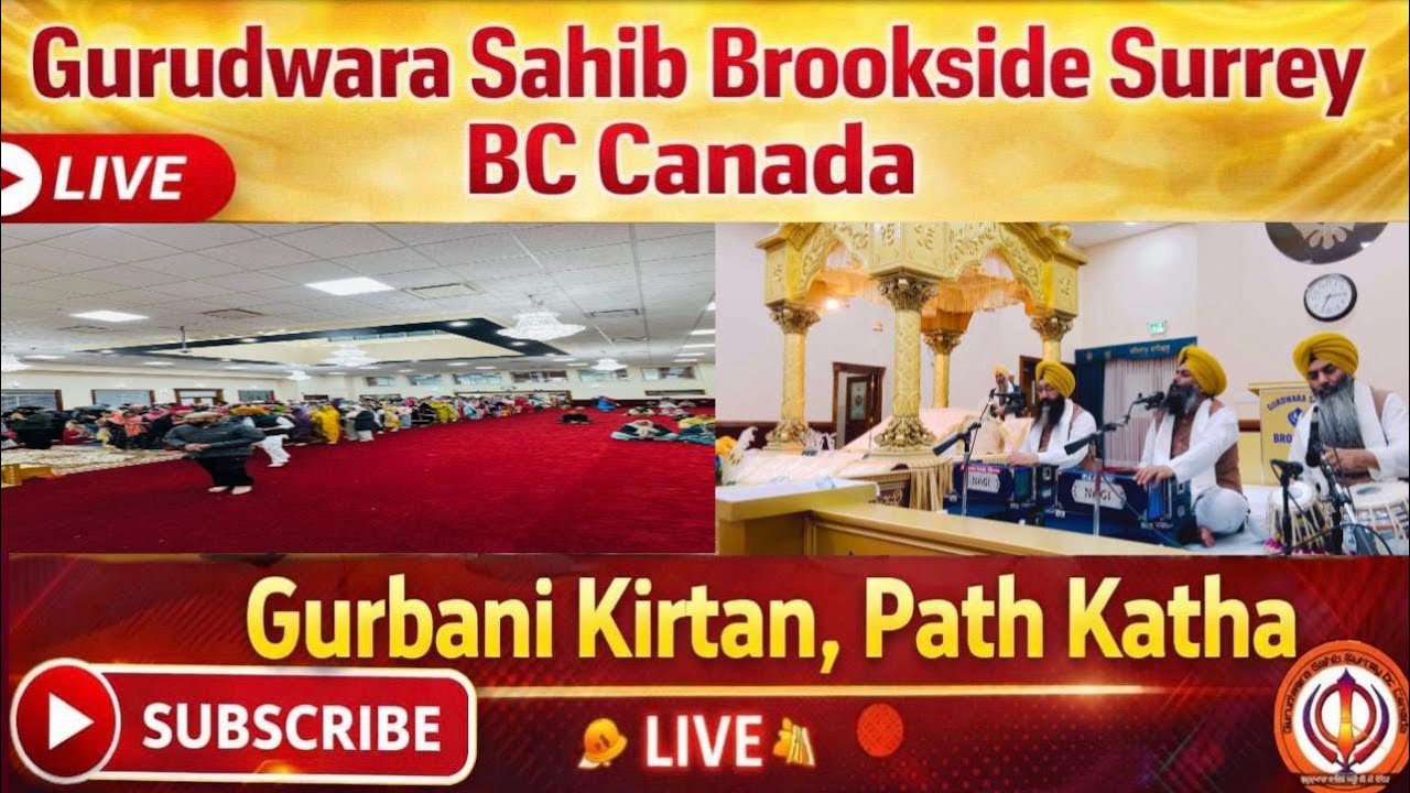 Gurudwara Sahib Surrey BC Canada is live