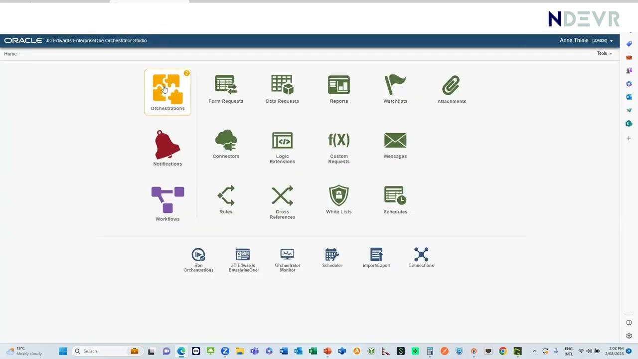 Building Efficient Workflows in JD Edwards - Ndevr JDE Release 23