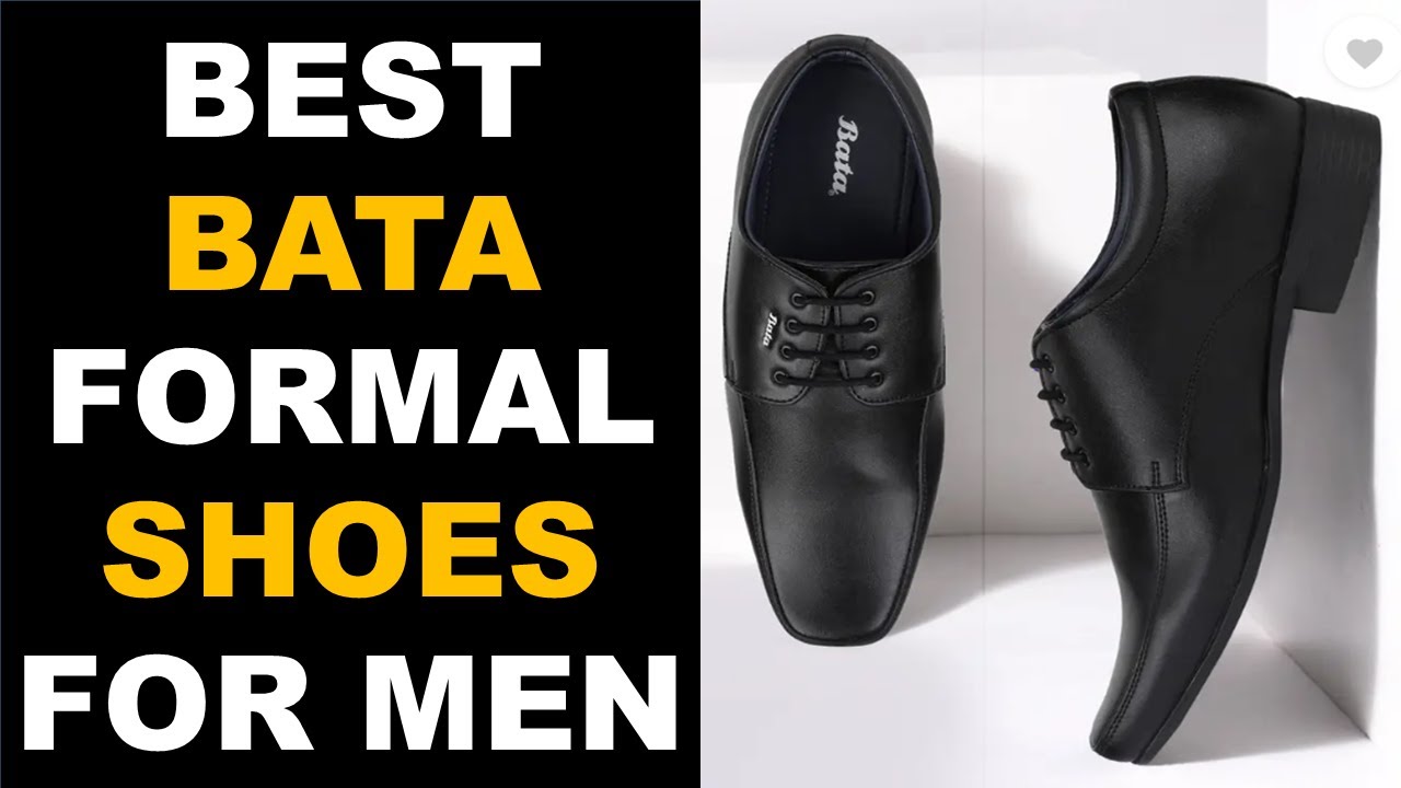 Best Bata Black Formal Shoes for Men in India 2025