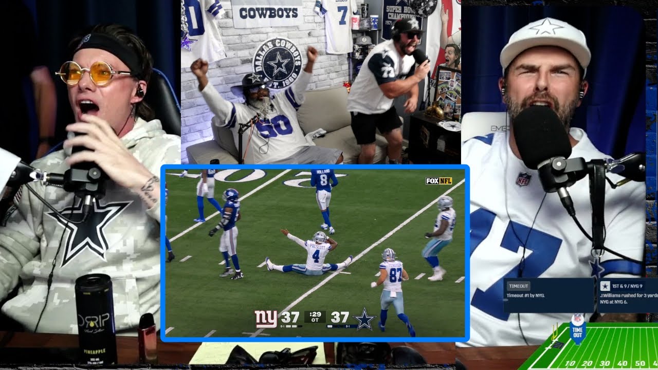 Cowboys Fans React to WILD Fourth Quarter and Overtime vs the New York  Giants