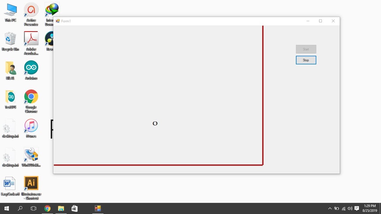#BouncingBall Animation in C# Windows Forms | Simple WinForms Game Logic