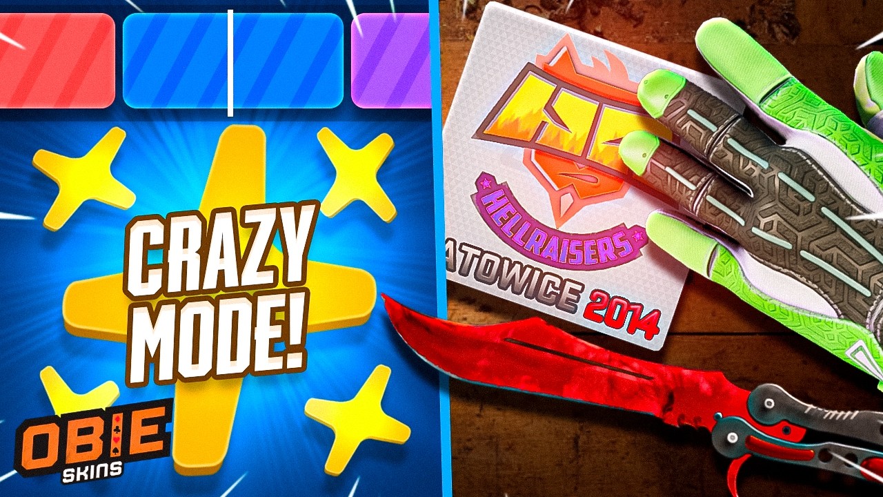 I ONLY PLAYED CRAZY MODE JACKPOT... AND THIS HAPPENED!! (Case Battles)
