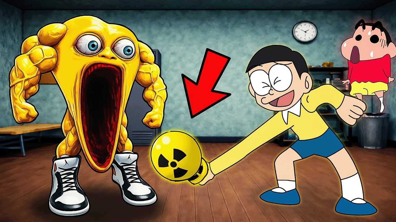 Shinchan Nukes Stop all Brainrots in Roblox !!
