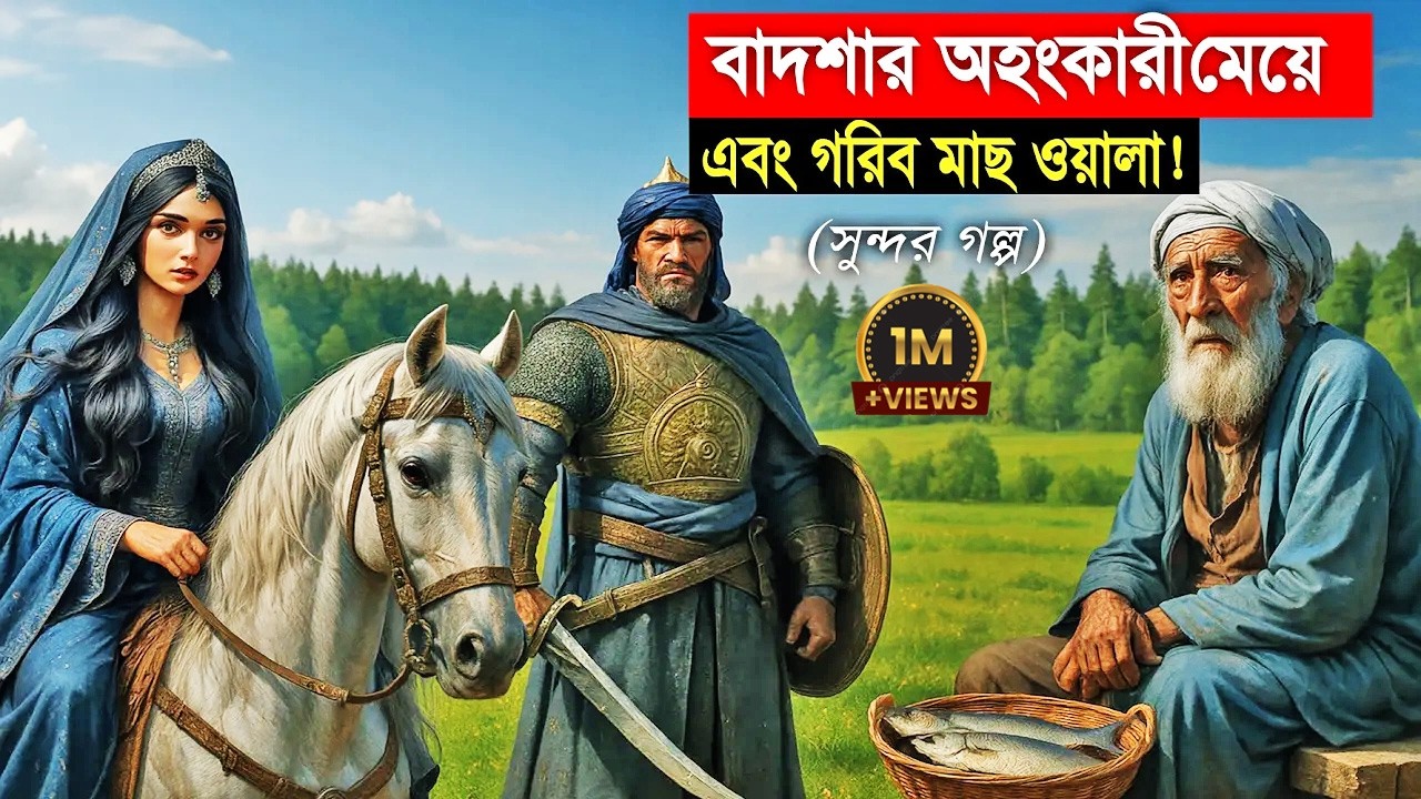 বাদশাহর অহংকারী মেয়ে এবং গরিব মাছ বিক্রেতার কাহিনী | আলোর পথ | মোরাল স্টোরি