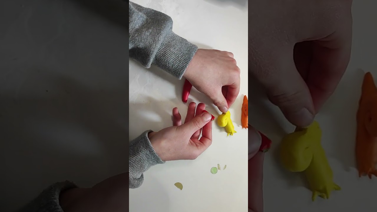 חילזון מפלסטלינה - יצירה