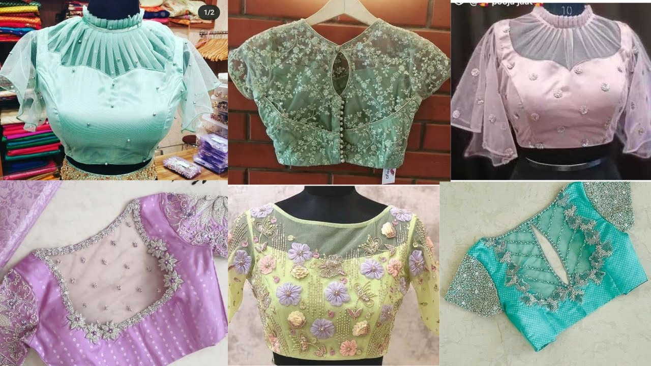 Latest Beautiful Net Blouse designs🥳🥳❤❤