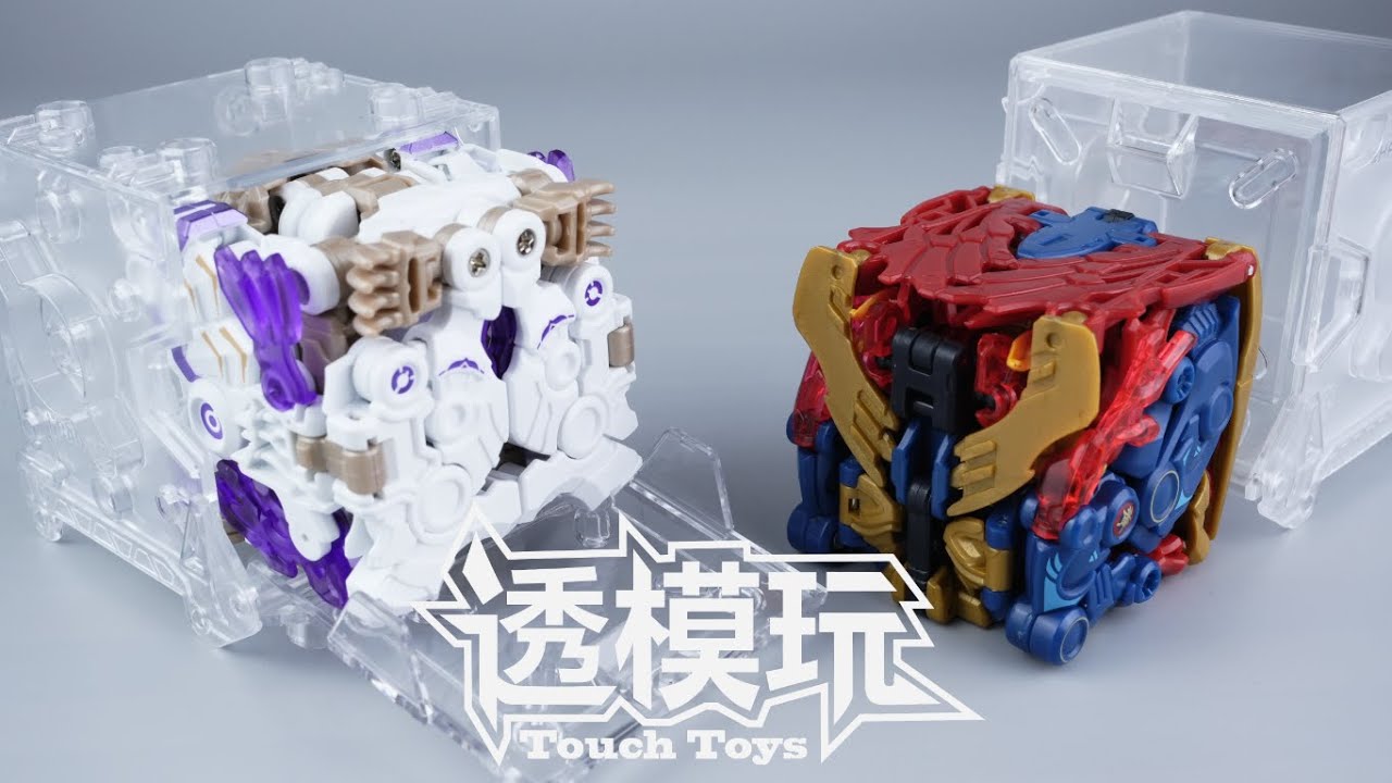【SwiftTransform】Machine Cube! BAIHU&KIRIN! 52TOYS WHITE TIGER INFINITYBOX&BEASTBOX 万能匣 白虎 麒麟  透模玩 速变