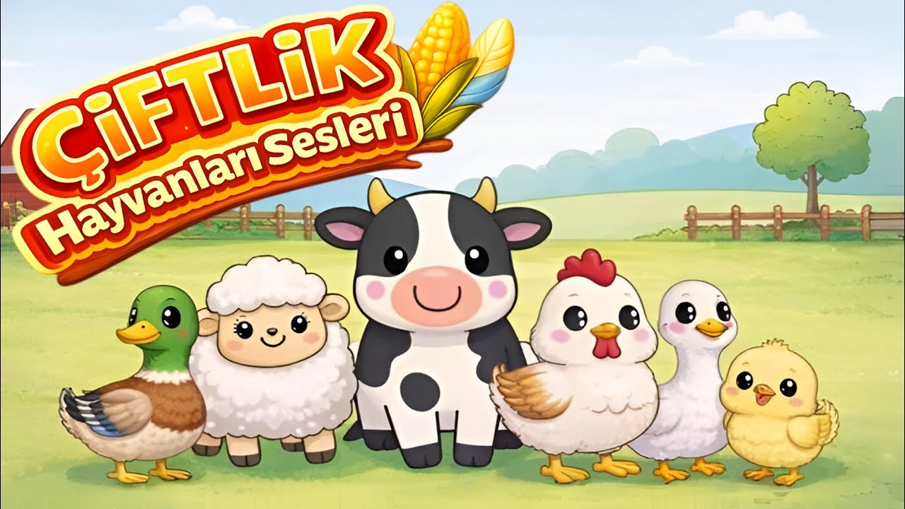 🐮 Çiftlik Hayvanları Sesleri | Çocuklar İçin Eğitici Hayvan Sesleri | Hayvan Sesleri