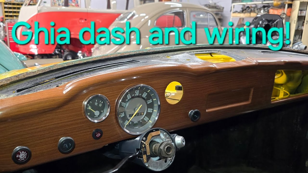 A Day in the Life of Vintage Classic Specialist, Episode 113, '71 Ghia gets gauges & more wiring