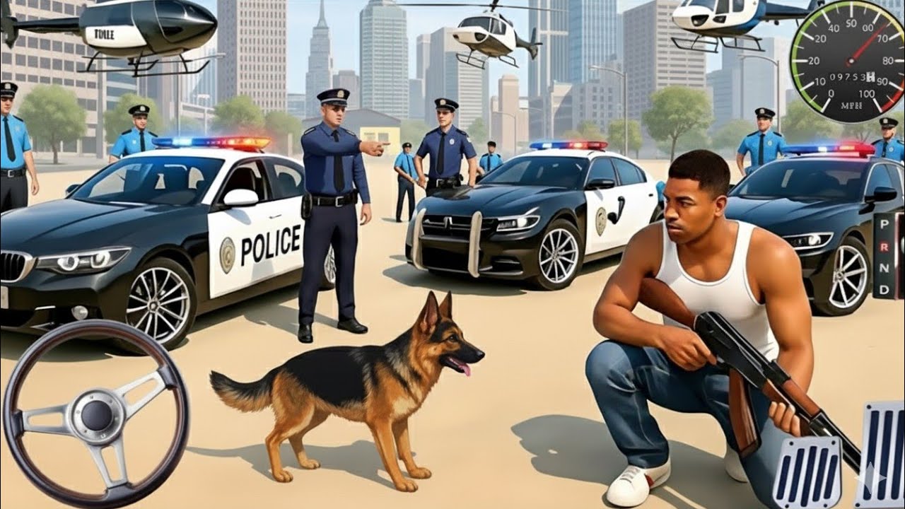 Police Car Chase Simulator 3D - Criminal Tried to Escape | Realistic Android Gameplay