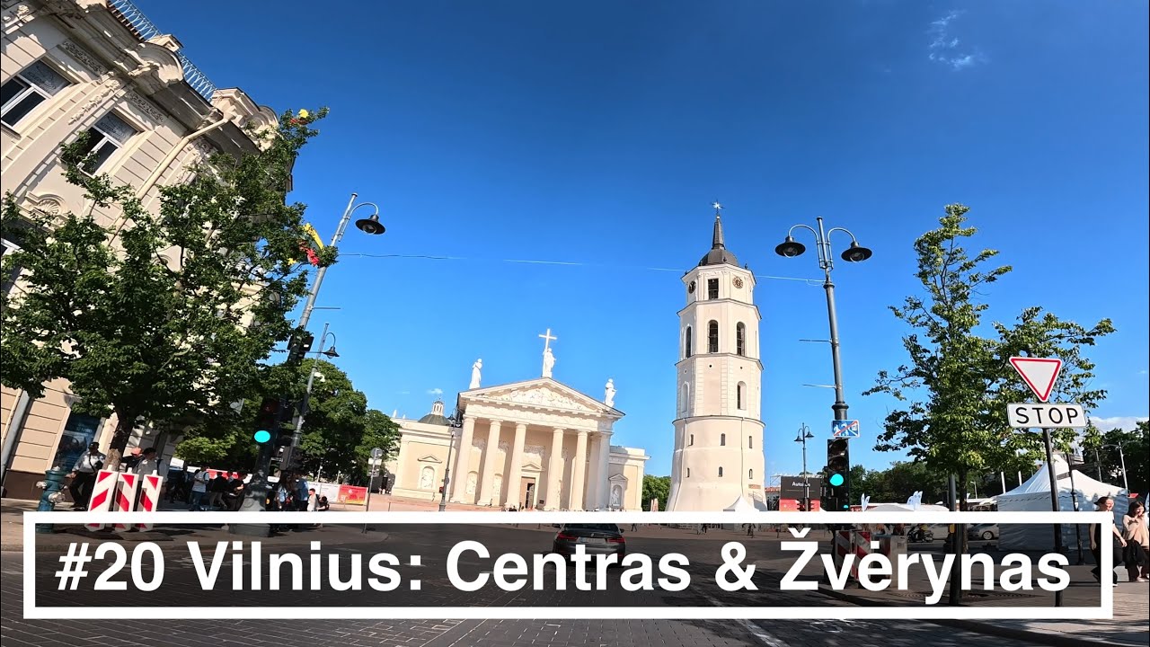 Car ride #20 Vilnius: City center - Žvėrynas - &Scaron;nipi&scaron;kės - Verslo trikampis