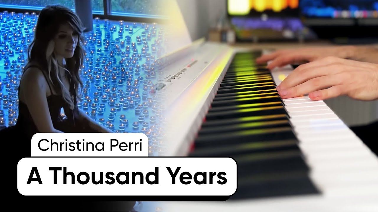 A Thousand Years | Twilight (Christina Perri) | White Piano Cover