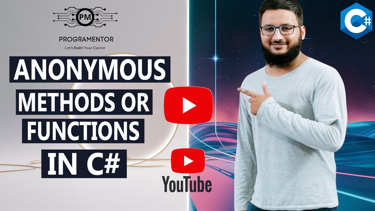 Anonymous Functions in C# | Anonymous Methods | C# Tutorial | Learn C# | Csharp | C# (Hindi/Urdu)