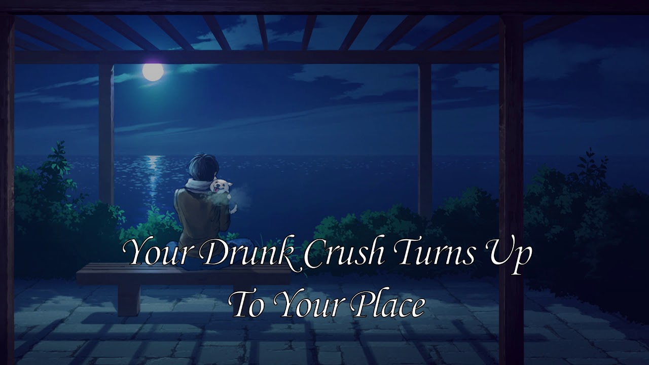 Your Drunk Crush Turns Up To Your Place [M4M] [ASMR Roleplay]