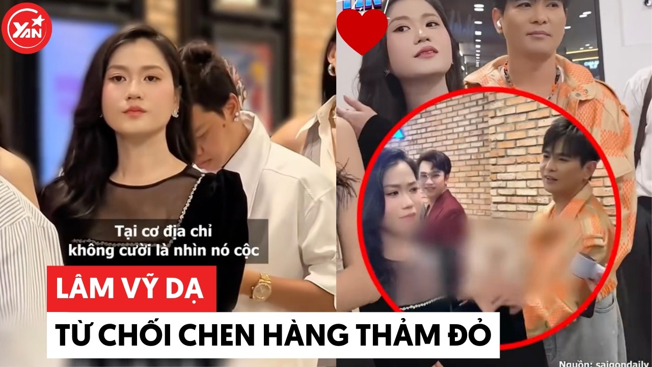Lâm Vỹ Dạ từ chối chen hàng thảm đỏ #lamvyda #yannews