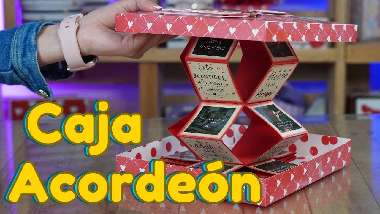 Cómo hacer una Caja Acordeón Paso a paso