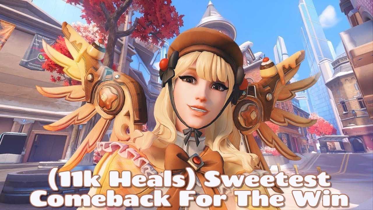 (11k heals) sweetest comeback for the win! overwatch 2 ~ mercy gameplay