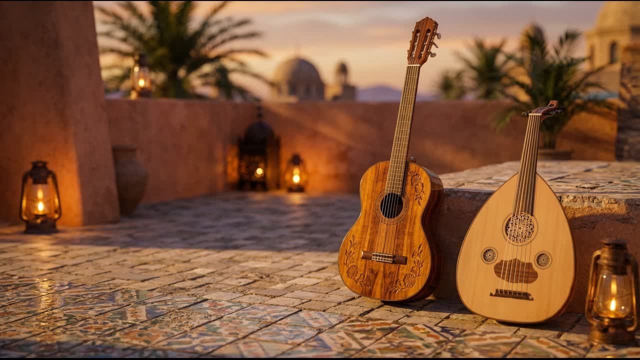 Spanish Guitar & Arabic Oud – Peaceful Flamenco Fusion for Mindfulness & Relaxation