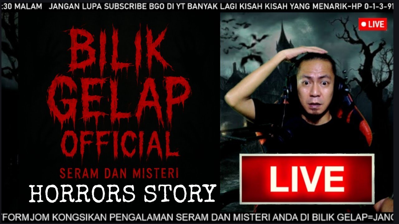 LIVE | Kisah Seram di Bilik Gelap Official #horrorlive #horrorstories #kisahseram #episode32