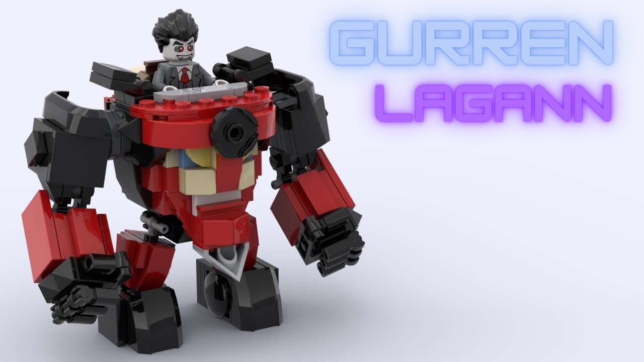 How to make Gurren Lagann Mech Suit out of LEGO | LEGOsaur
