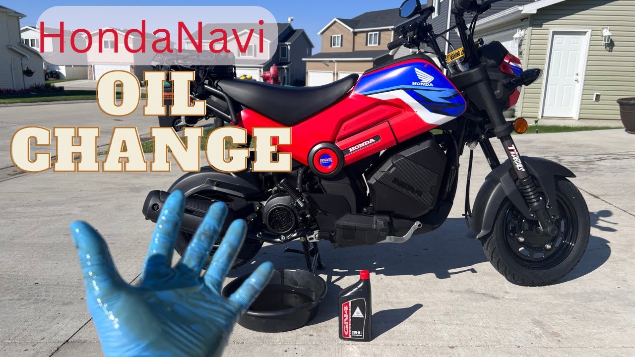 1st Oil Change on the Honda Navi!