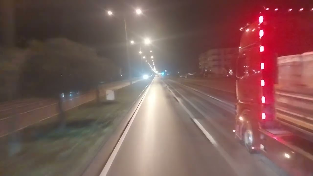 Rainy Night Truck Drive | 33 Minutes of Relaxing Highway POV